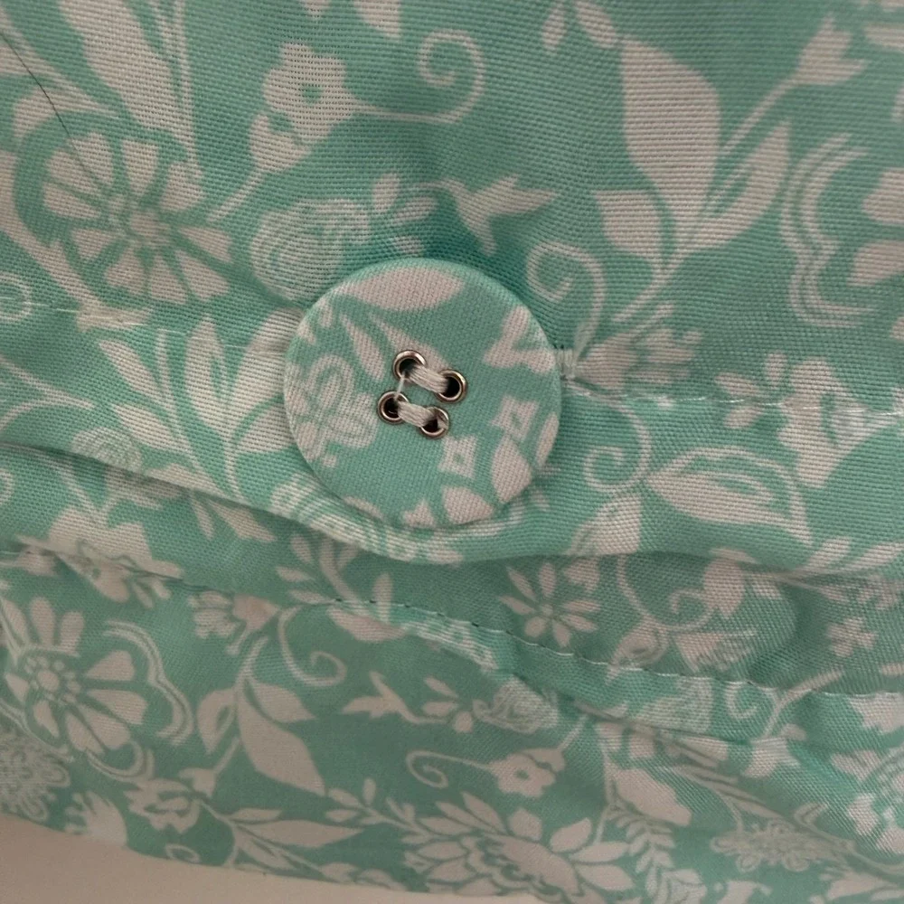 Pioneer Woman Vintage Star Set‎ of 2 King Size Bed Shams Aqua Blue Quilt Pattern